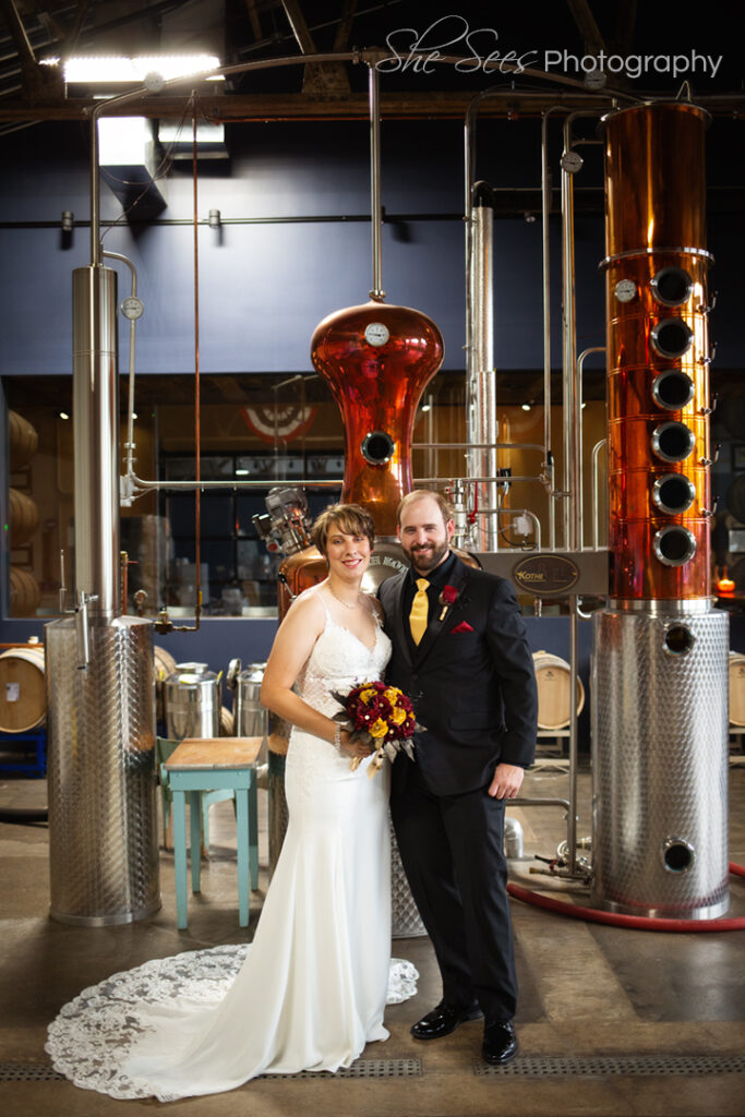 Distillery wedding